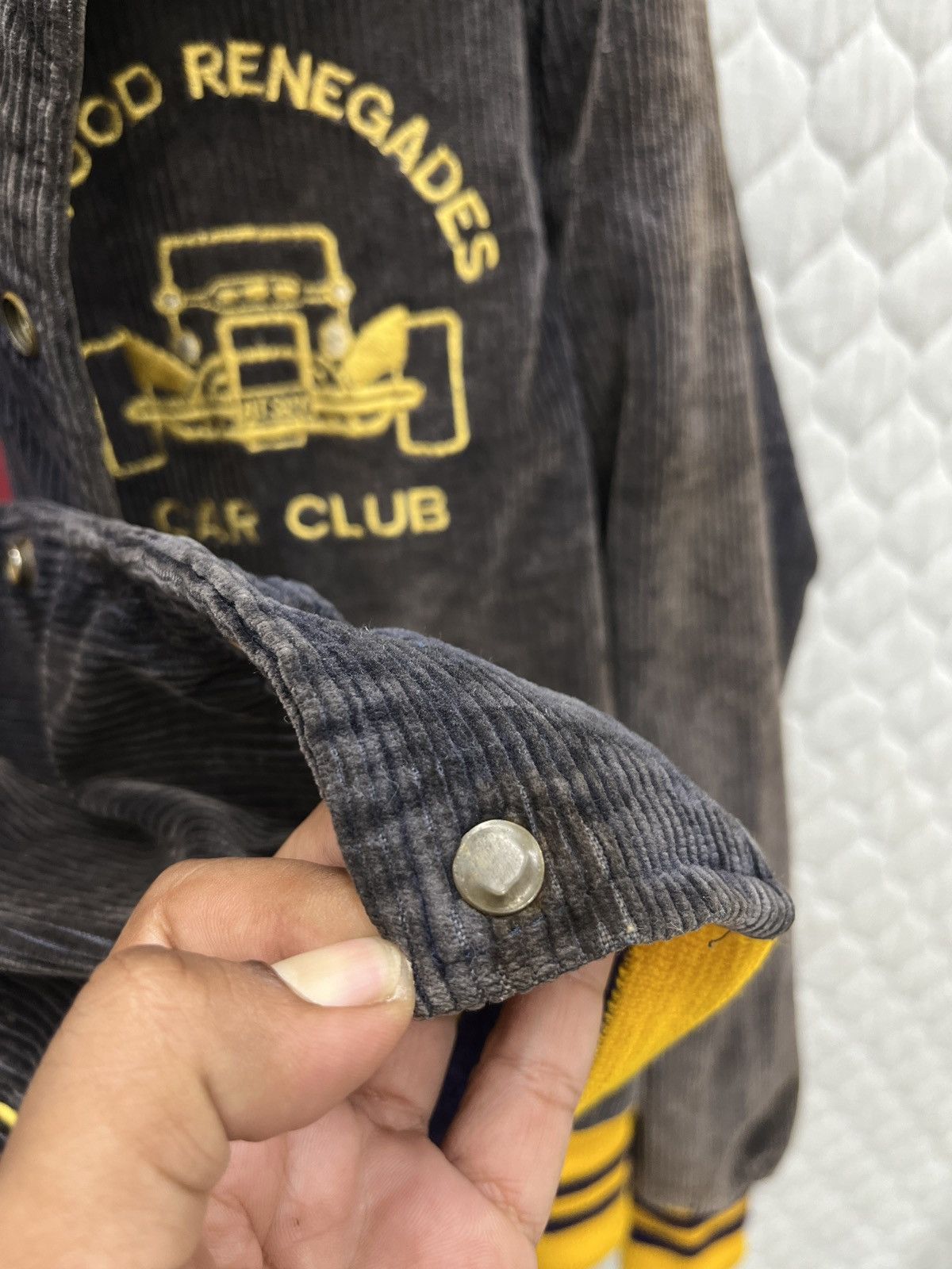 Vintage 🔥🔥🔥STEALS VTG ATWOOD RENEGADES CAR CLUB CORDUROY JACKET Size US S / EU 44-46 / 1 - 14 Thumbnail