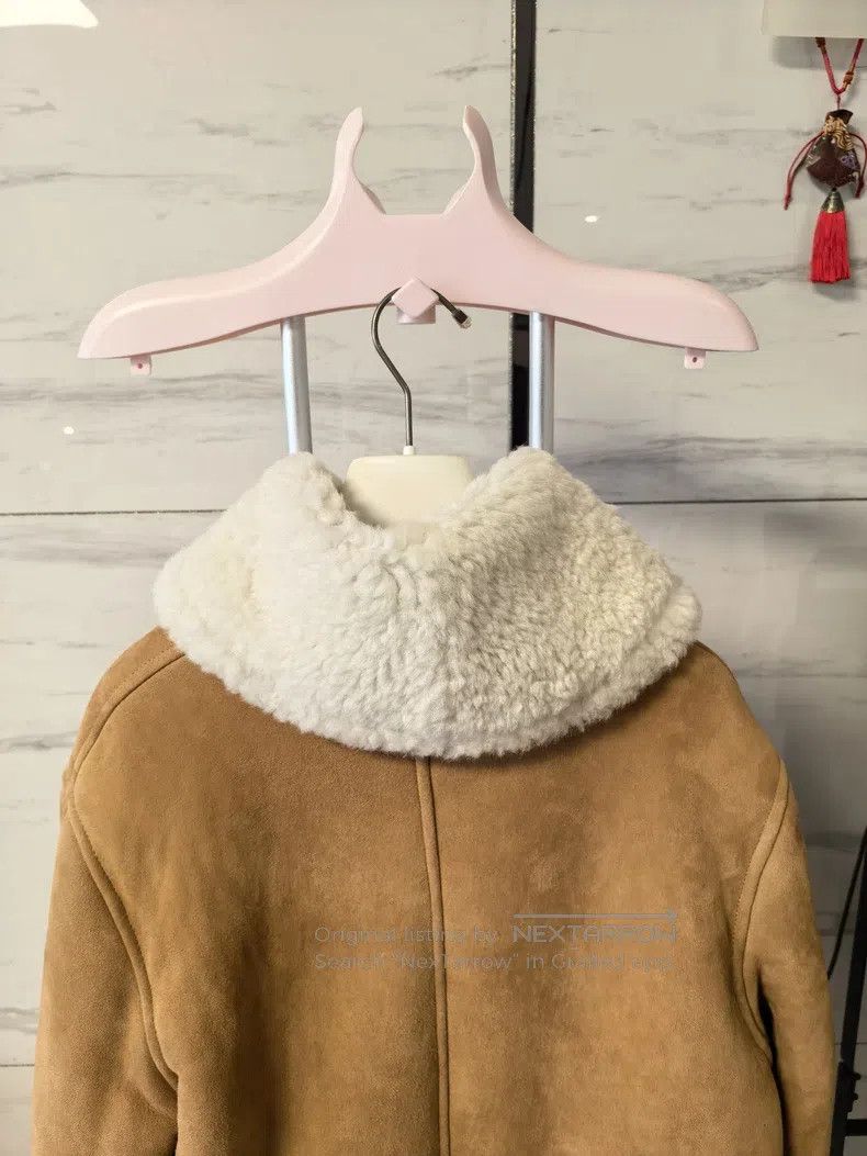 Loewe Loewe Shearling lamb shearling jacket with fur collar Size XXS / US 00 / IT 34 - 8 Thumbnail