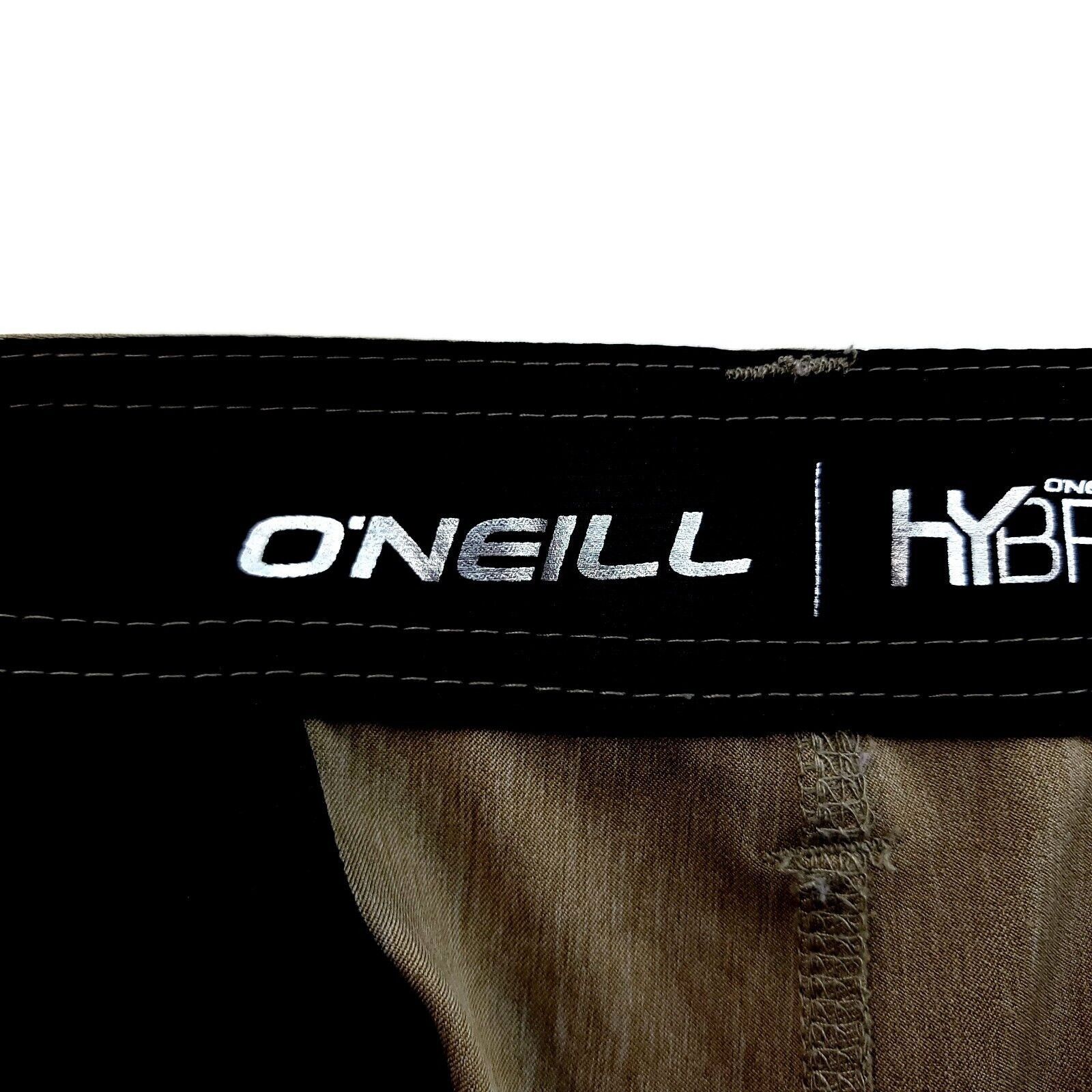 O'Neill O'Neill Hybrid Tan High Rise Polyester Elastane Shorts 42/11 Size US 42 / EU 58 - 6 Thumbnail