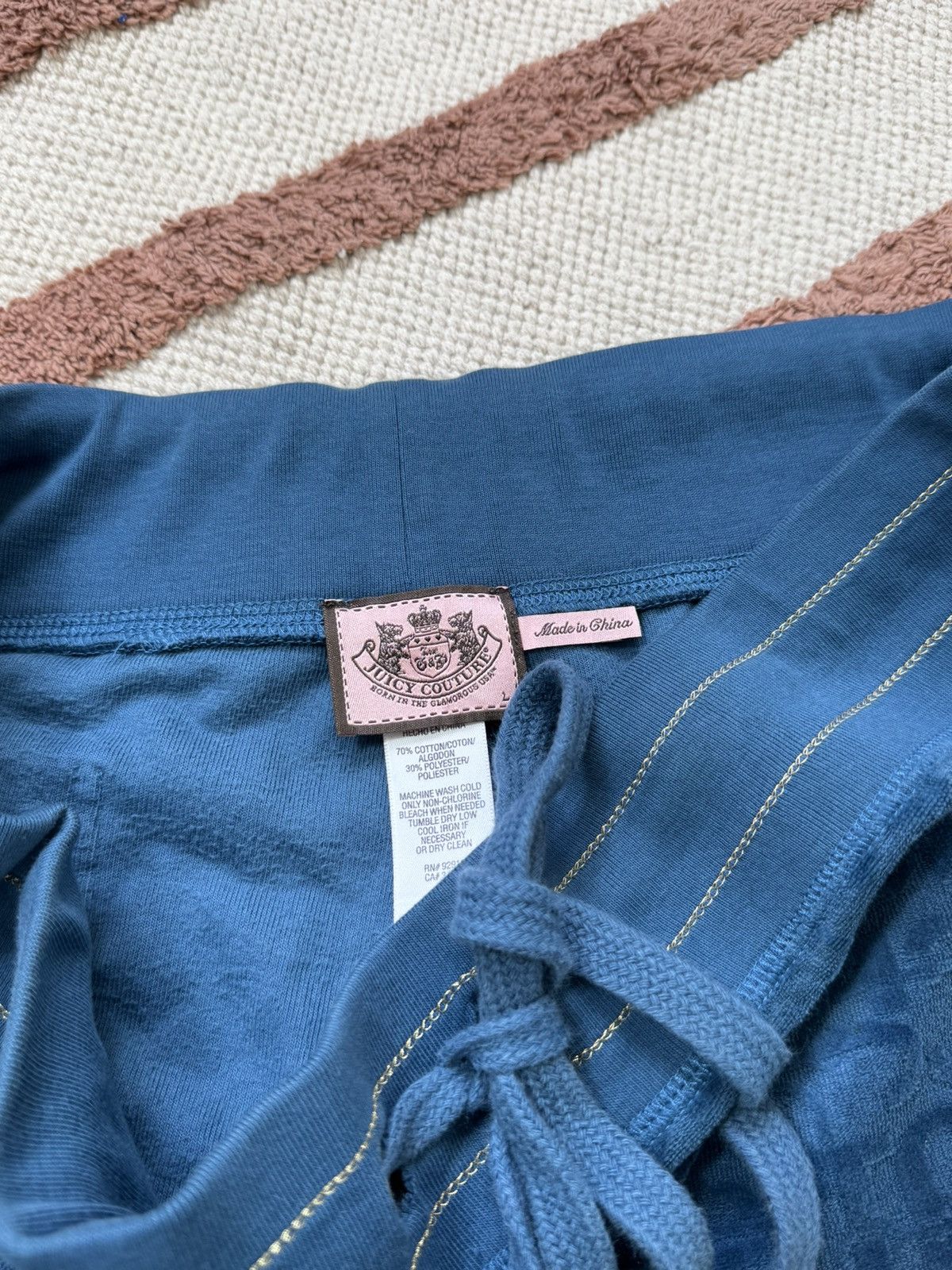 Juicy Couture × Vintage VINTAGE JUICY COUTURE 2000s VELOUR MONOGRAM TRACKSUIT Size L / US 10 / IT 46 - 10 Thumbnail
