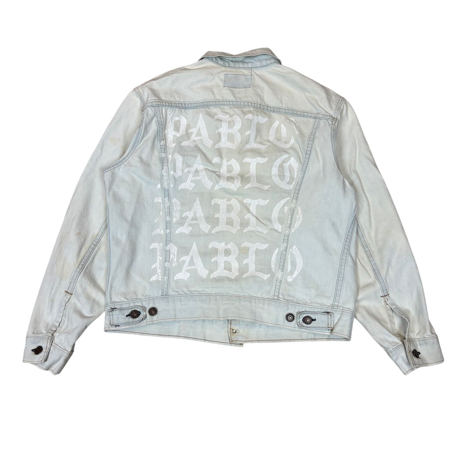 Kanye West The Life of Pablo Vintage Levi's Denim Jacket S