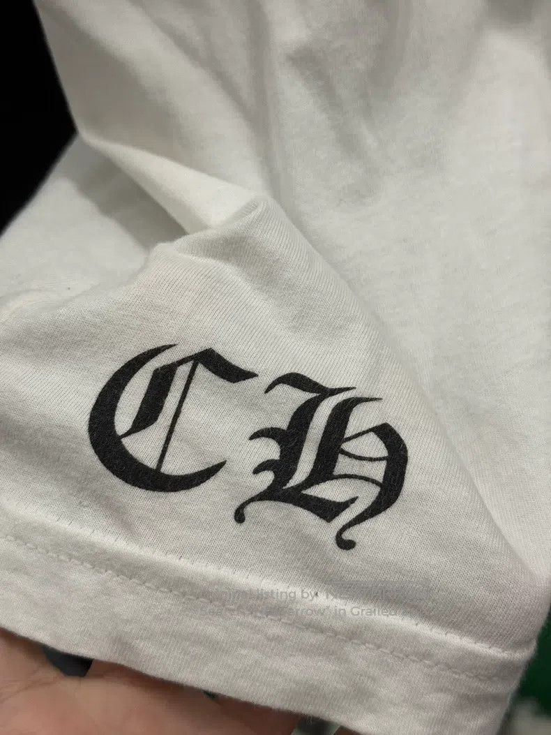 Chrome Hearts CHROME HEARTS Size S White Sanskrit Cross Short Sleeve Size US S / EU 44-46 / 1 - 4 Thumbnail