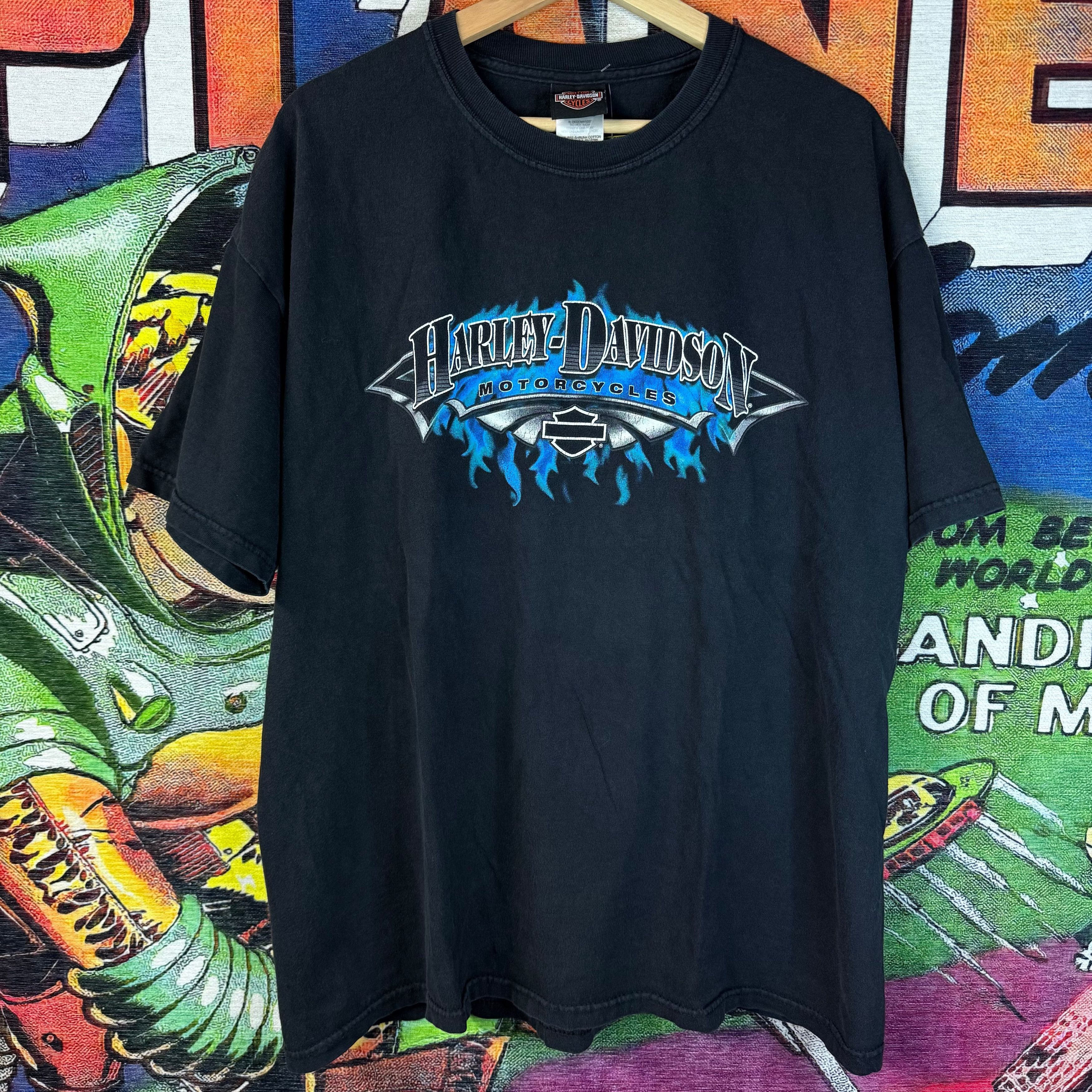 Harley Davidson Y2K Harley-Davidson Sarasota, Florida Graphic Tee Size XL Size US XL / EU 56 / 4 - 1 Thumbnail