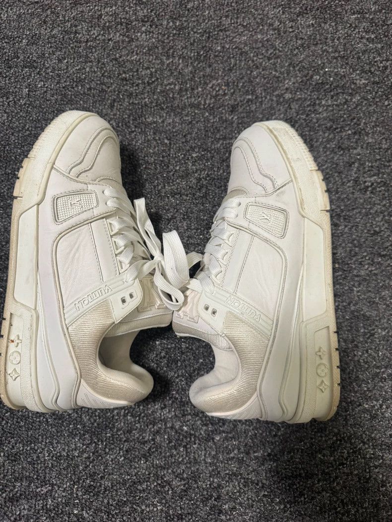 Louis Vuitton Louis Vuitton Trainer S neaker leather-rubber logoed low-c Size US 7.5 / EU 40-41 - 5 Thumbnail
