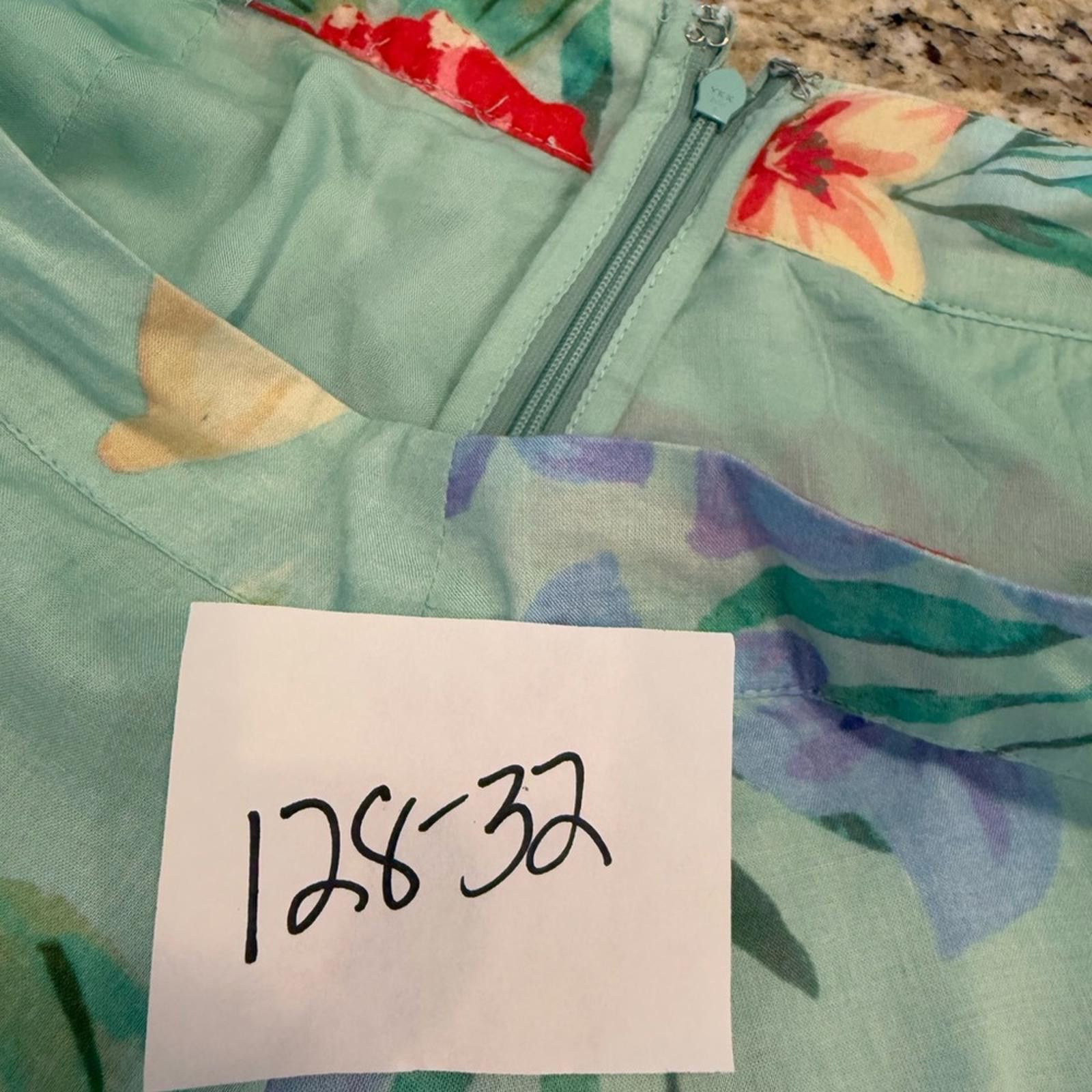 Other Privacy Please Mint Green tropical floral mini skirt SZ SM Size 28" / US 6 / IT 42 - 10 Thumbnail