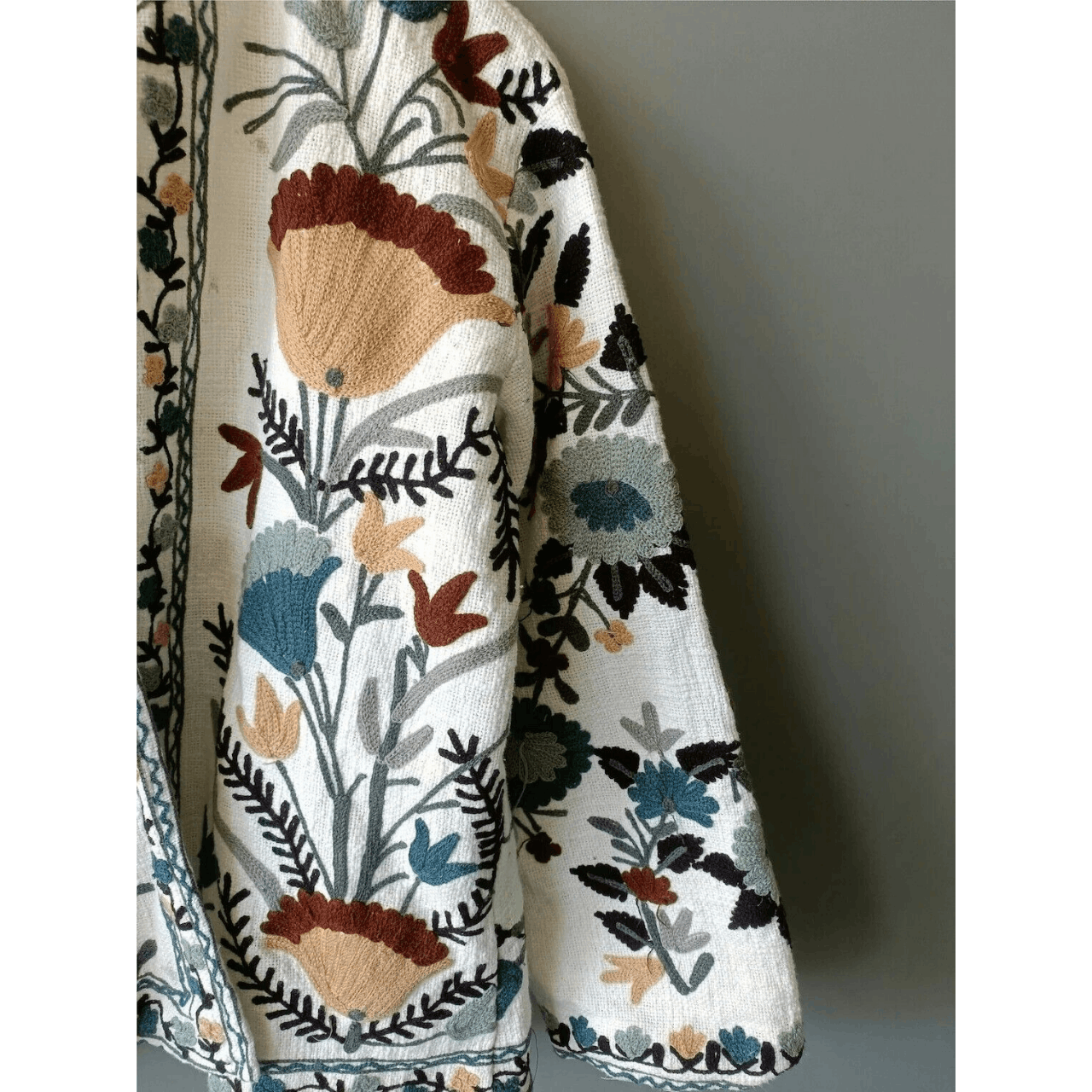 Handmade TNT Suzani Jacket, Winter jacket, quilted jacket Size L / US 10 / IT 46 - 8 Thumbnail