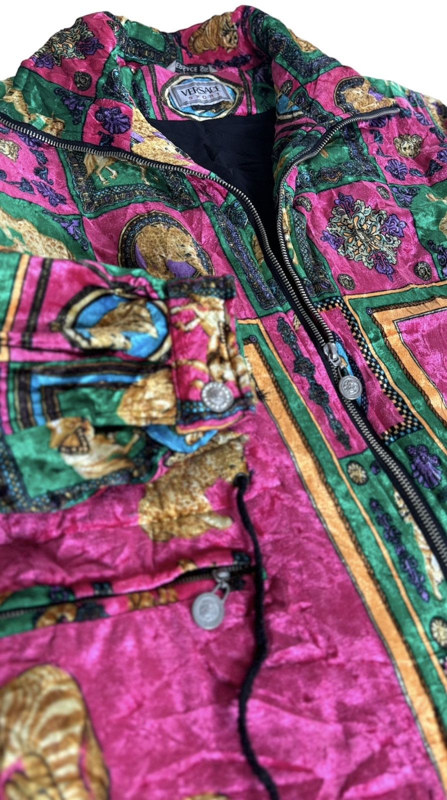 Versace × Vintage Vintage VERSACE DOWN JACKET Size US M / EU 48-50 / 2 - 1 Thumbnail