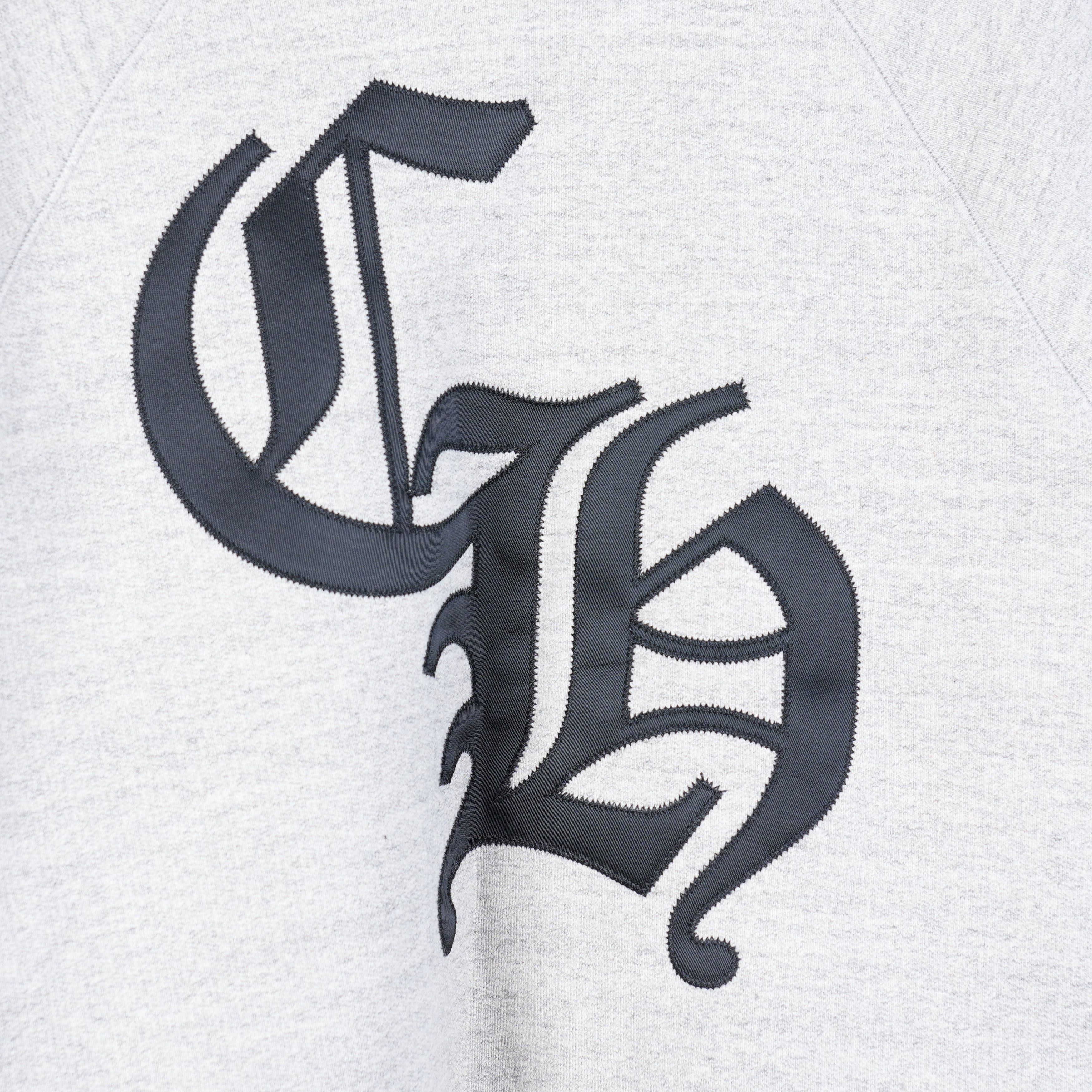 Chrome Hearts CH CEMETERY BLACK PATCH HEATHER GREY CREWNECK Size US L / EU 52-54 / 3 - 5 Thumbnail
