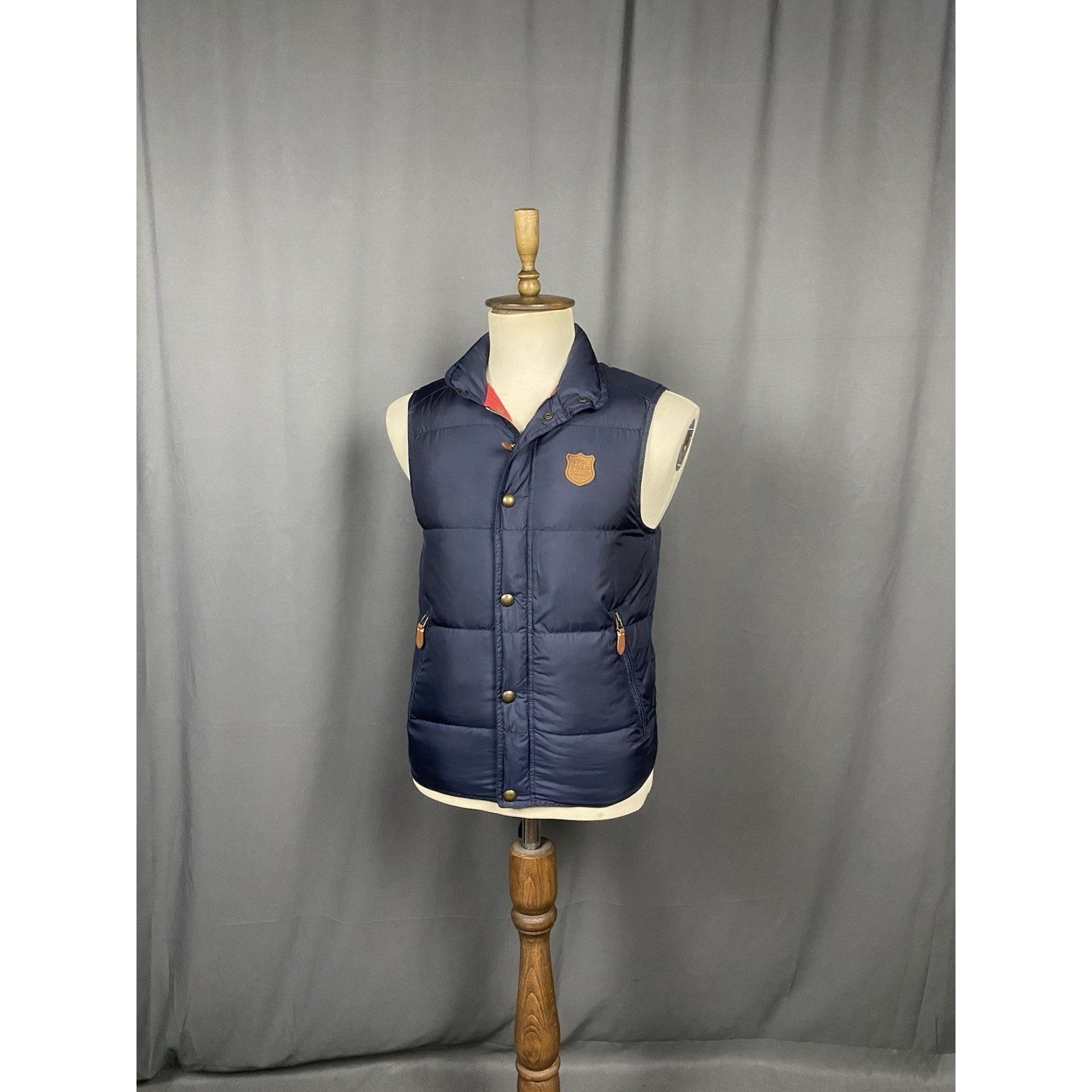 Polo Ralph Lauren Polo by Ralph Lauren Vintage Men's Blue Down Insulated Vest Size US S / EU 44-46 / 1 - 4 Thumbnail