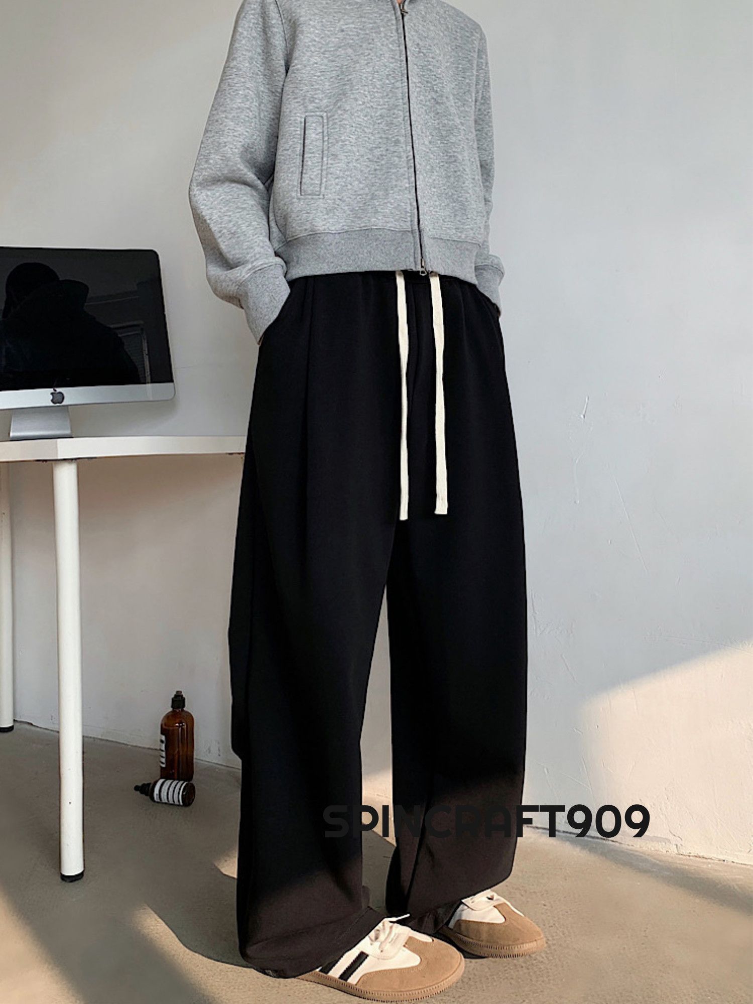 Other Flare Sweatpants, Loose Wide Leg Sweatpants Size US 32 / EU 48 - 1 Thumbnail