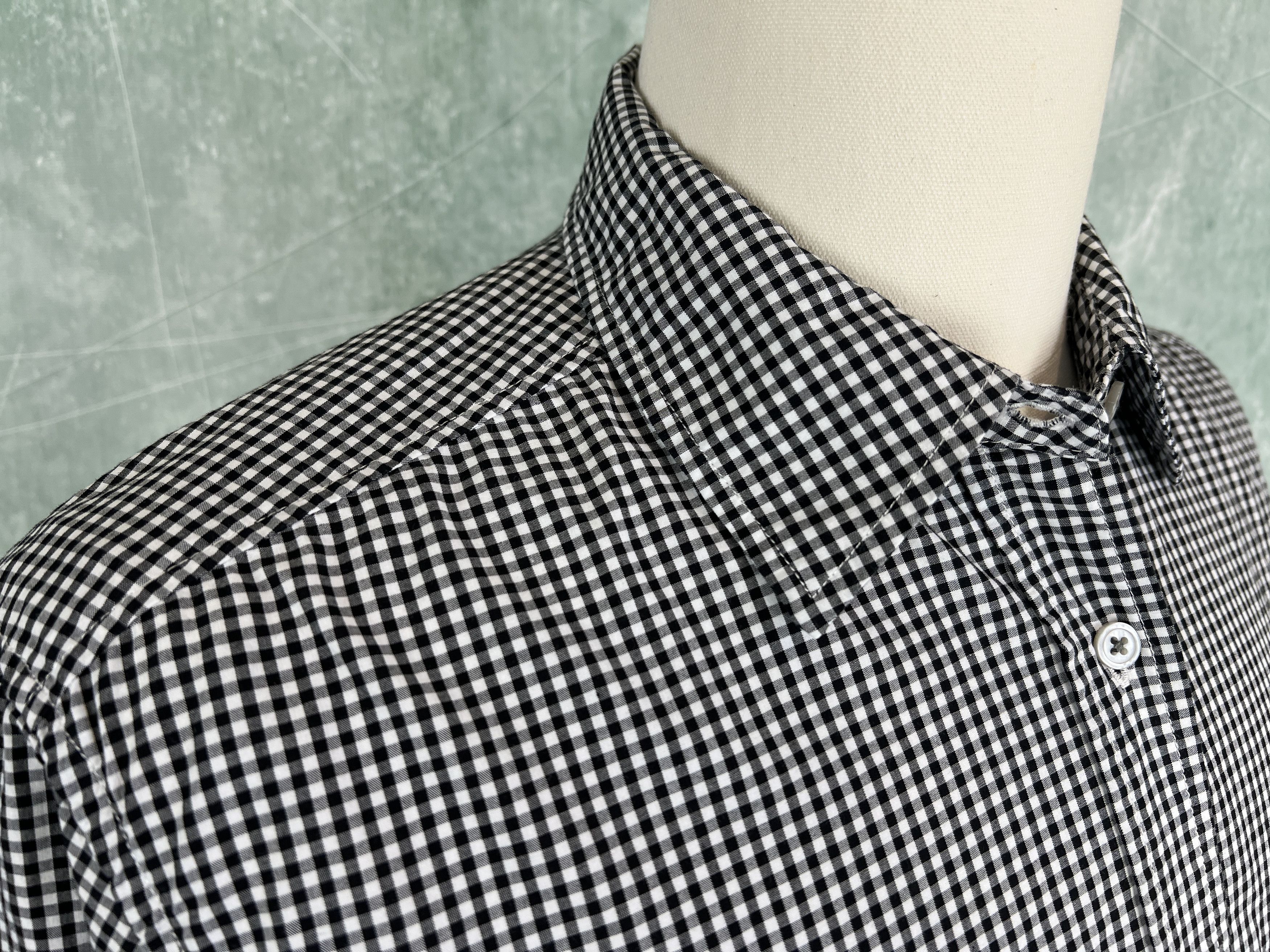 7 For All Mankind 7 For All Mankind Shirt Black White Gingham Check Sz S Size US S / EU 44-46 / 1 - 2 Thumbnail