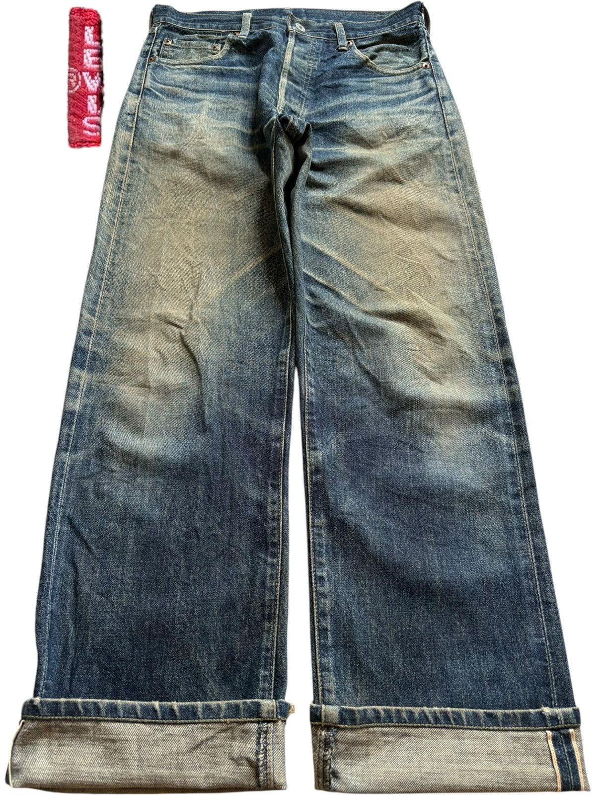 Levi's Vintage 80s Levis 503B Big E Selvedge Ripped Baggy Jeans Size US 30 / EU 46 - 1 Thumbnail