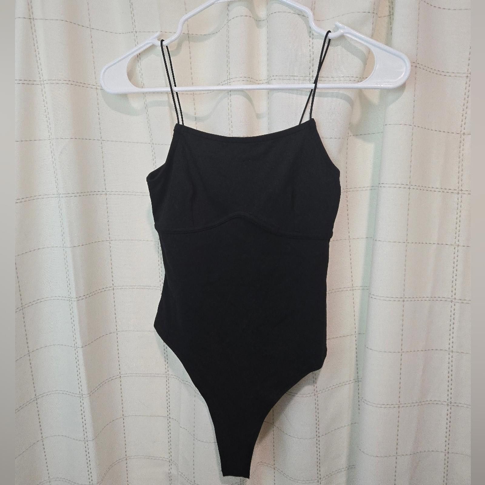 Asos Asos Black Thong Bodysuit Size S / US 4 / IT 40 - 1 Thumbnail