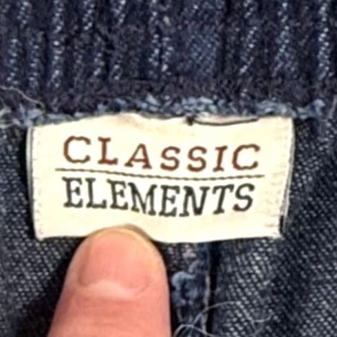 Vintage VINTAGE Mom Jeans 14 Denim Straight High Rise Grandmacore 80s 90s Elastic Waist Size 36" / US 14 / IT 50 - 6 Thumbnail