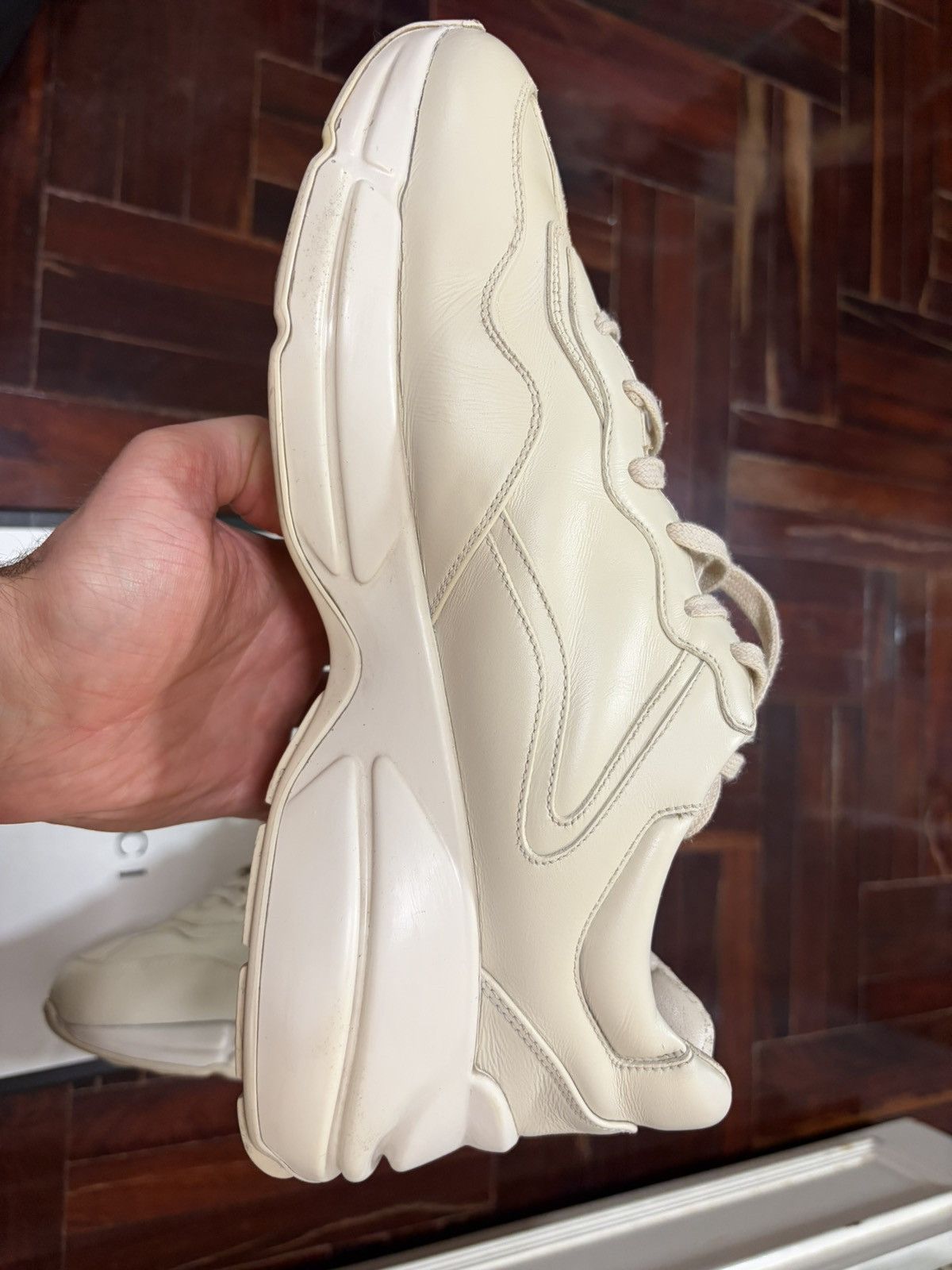 Gucci Gucci Rhyton Leather Sneakers Size US 9 / EU 42 - 5 Thumbnail