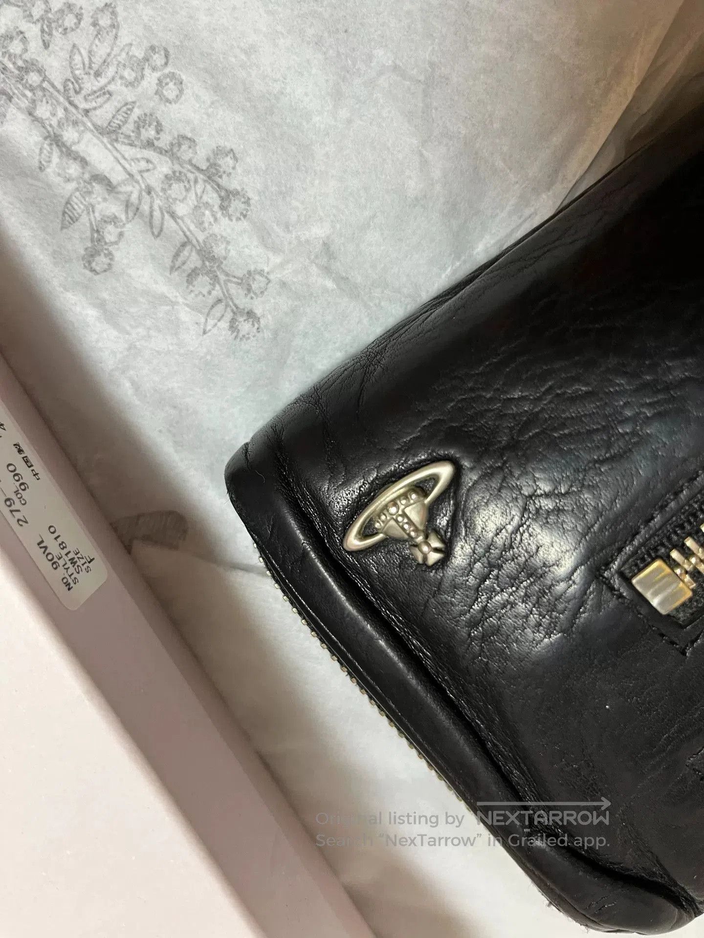 Vivienne Westwood Vivienne Westwood Black Long Zipper Wallet. Size ONE SIZE - 3 Thumbnail
