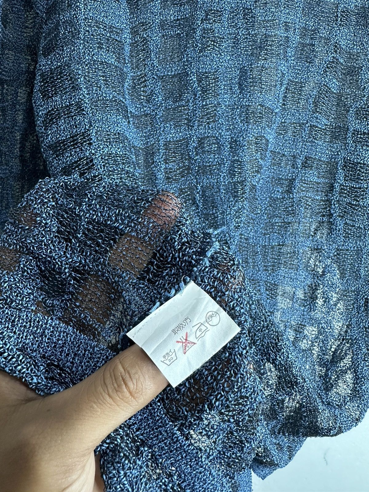 Issey Miyake Undefined MESH TRANSPARENT SHIRT ISSEY YOHJI STYLE Size US M / EU 48-50 / 2 - 9 Thumbnail