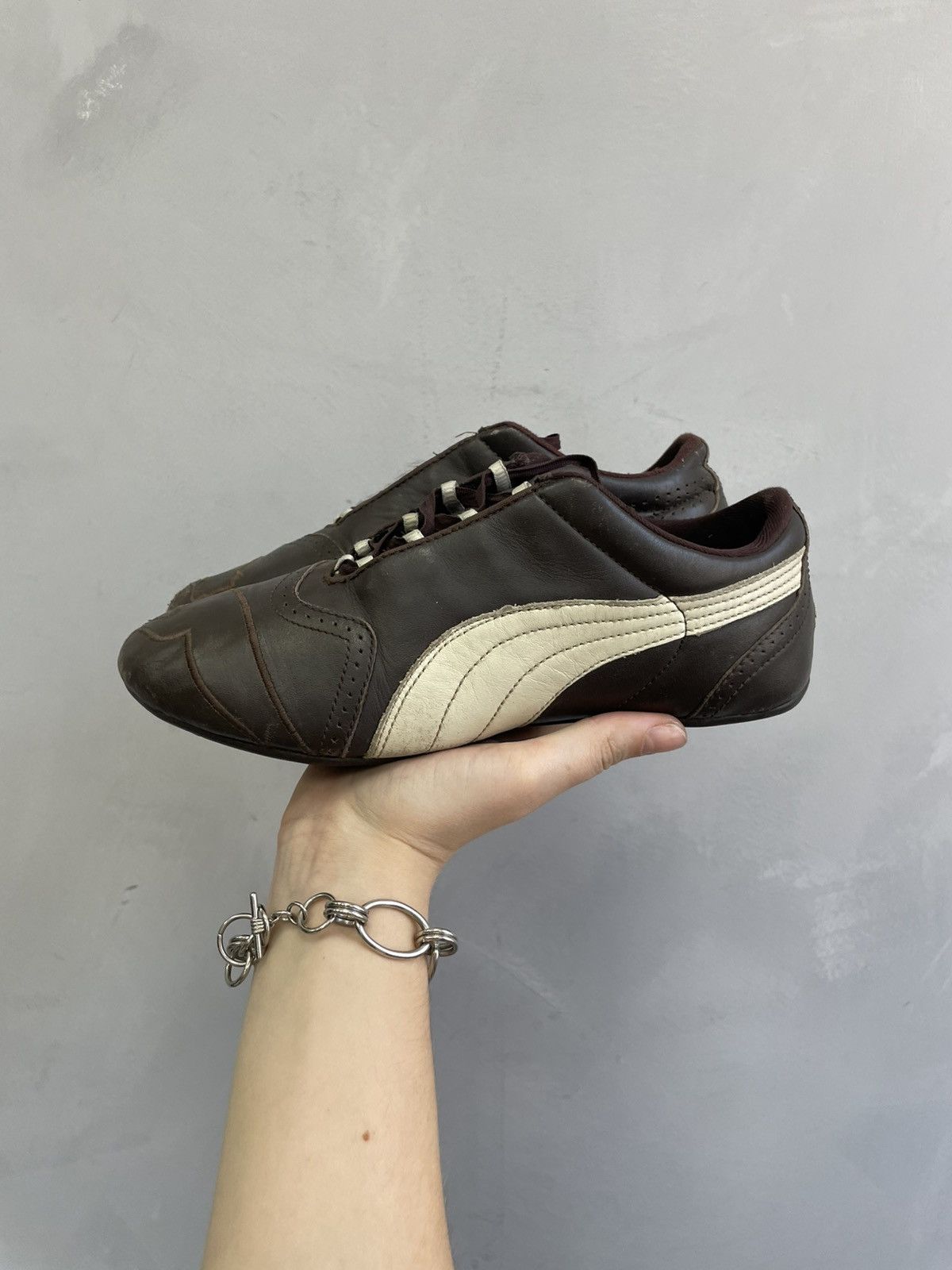 Puma Puma Mostro bubble speed cat brown leather boots sneakers Size US 6 / IT 36 - 2 Thumbnail