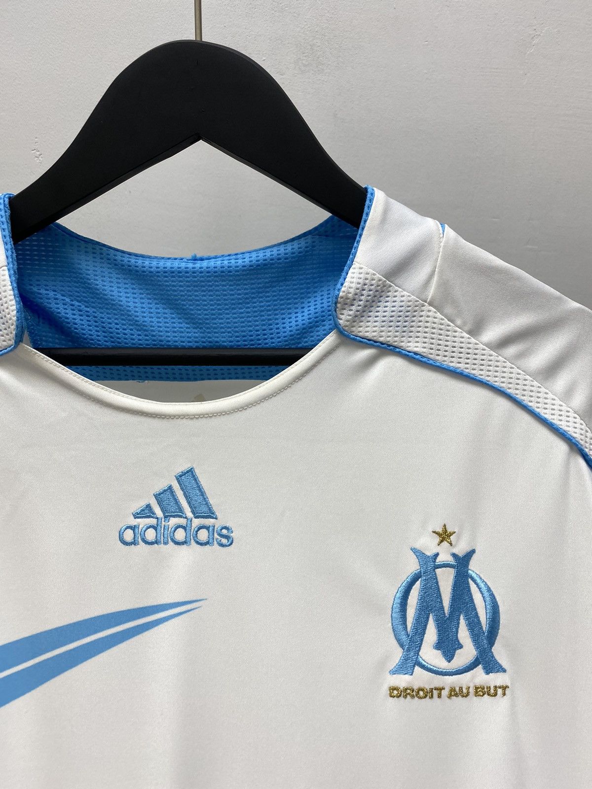 Adidas × Vintage Nasri #22 Olympique Marseille 2007 2008 Soccer Jersey Size US XXL / EU 58 / 5 - 8 Thumbnail