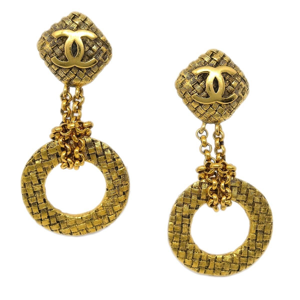 Chanel Chanel CC Dangle Earrings Metal Size ONE SIZE - 1 Thumbnail
