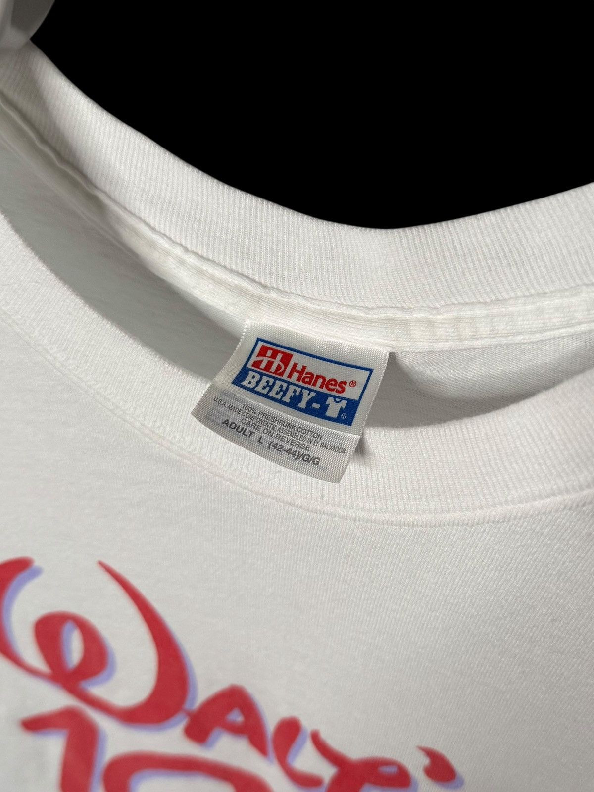 Disney Vintage 2001 Walt Disney 'VoluntEARS' T-Shirt, Size L, White Size US L / EU 52-54 / 3 - 5 Thumbnail