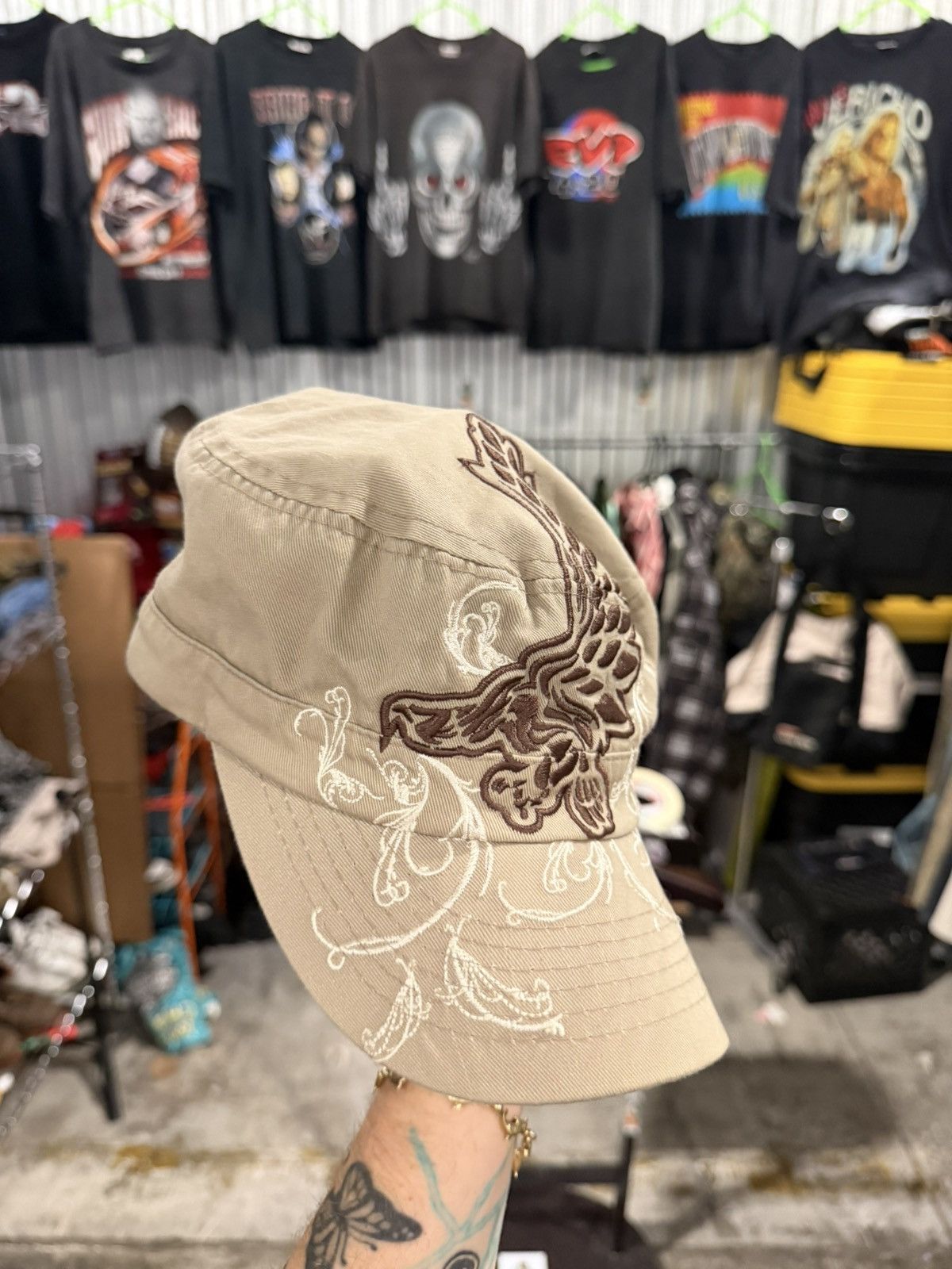 Other Y2K Vintage Reign Embroidered Cadet Hat Size ONE SIZE - 3 Thumbnail