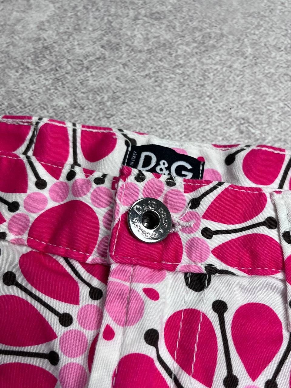 Dolce & Gabbana × Vintage VINTAGE DOLCE&GABBANA FLORAL PINK CAPRI SHORTS 27 Size 27" / US 4 / IT 40 - 6 Thumbnail
