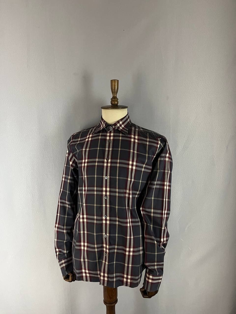 Burberry Burberry Shirt Nova Check Navy Size US L / EU 52-54 / 3 - 1 Thumbnail