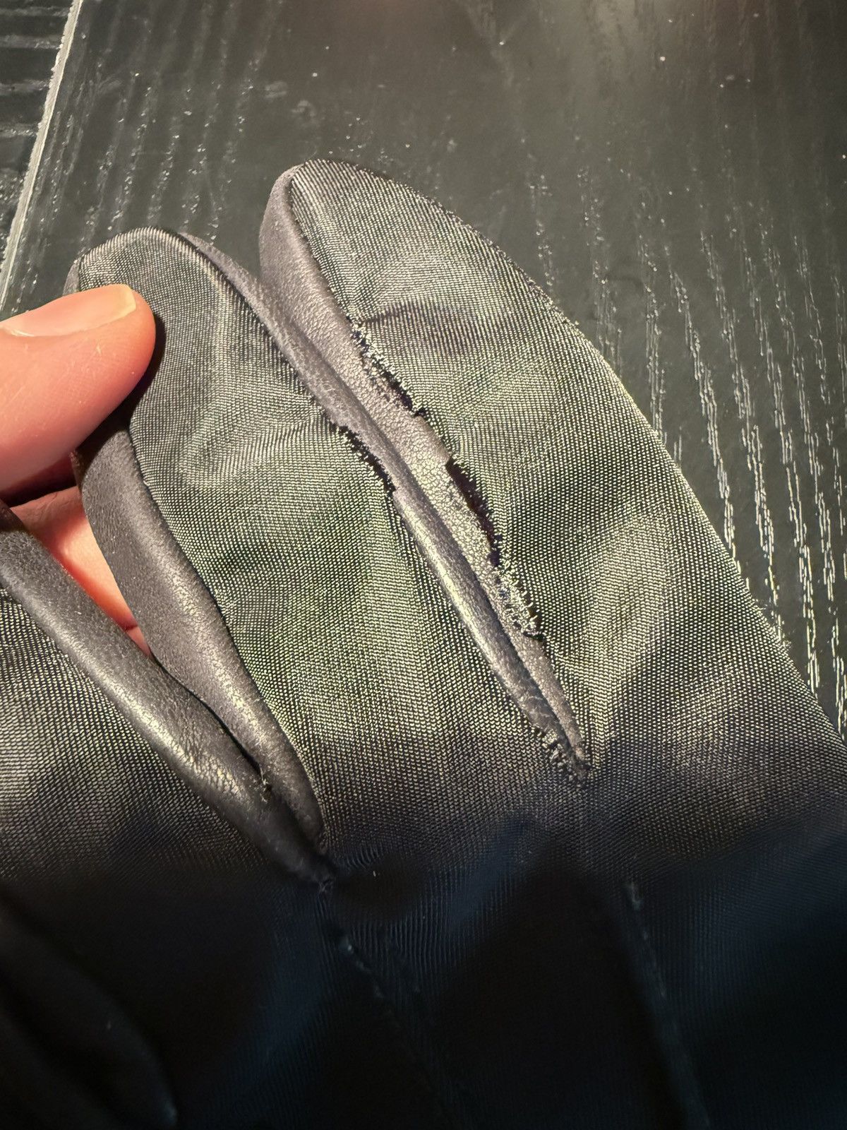 Prada Vintage Prada lambskin/nylon gloves Size ONE SIZE - 3 Thumbnail