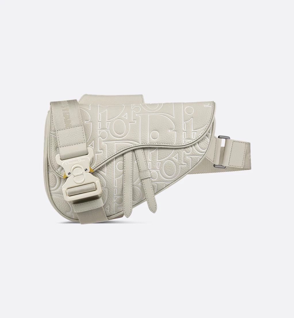 Dior Saddle Bag 1Adpo093Lgp_H140 in White, Men's