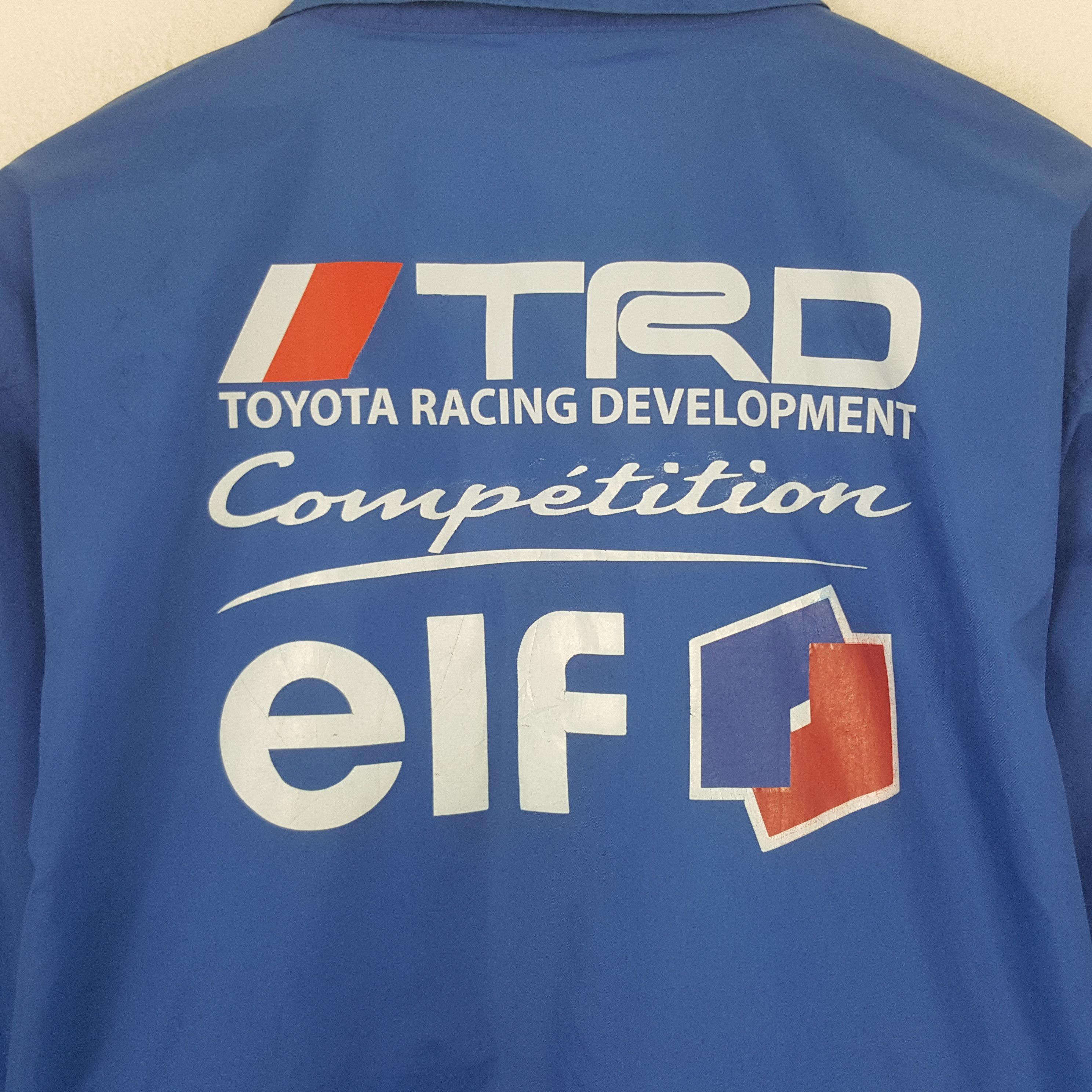 Sports Specialties Vintage ELF X Custom Toyota Racing TRD Windbreaker Jacket Size US XL / EU 56 / 4 - 2 Thumbnail
