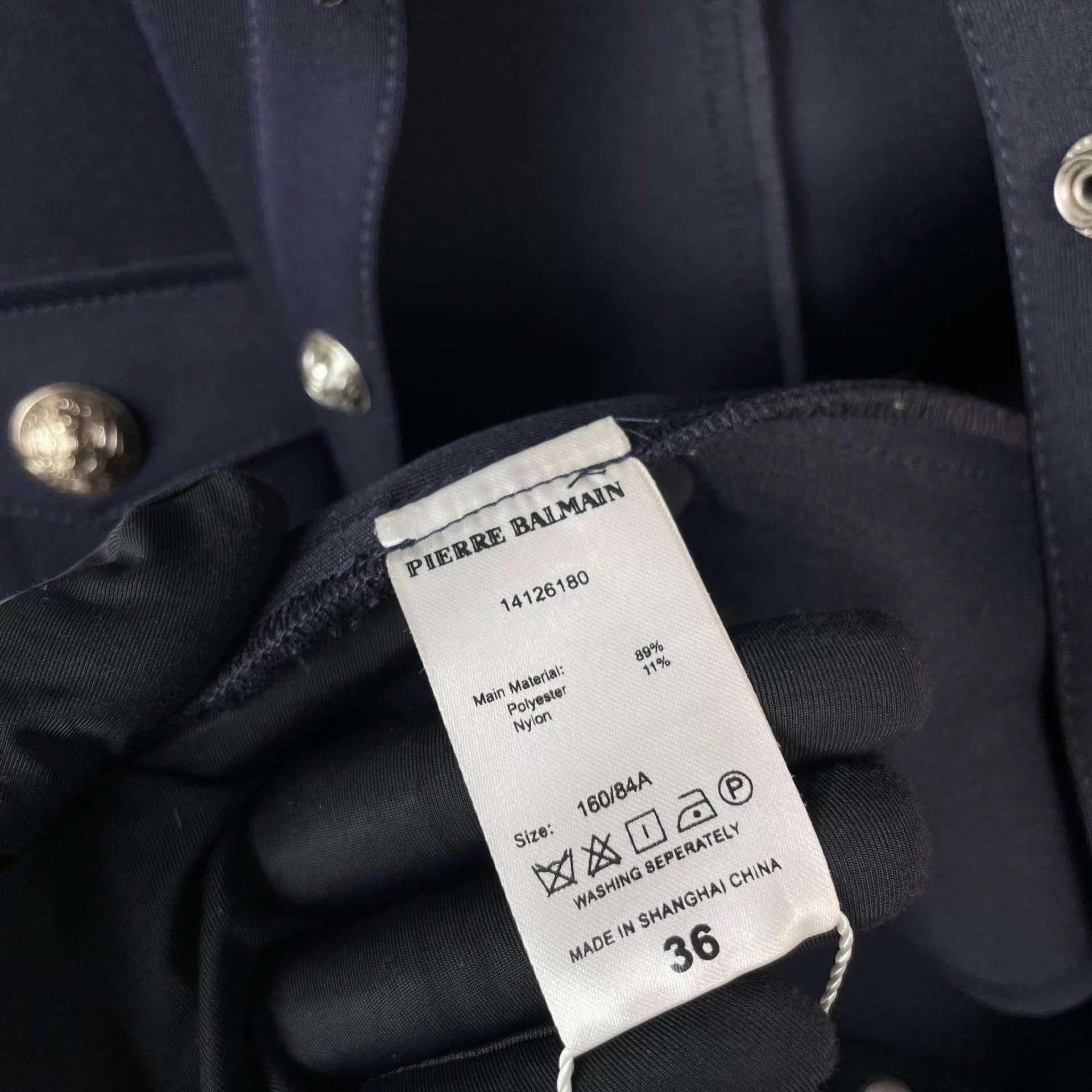 Balmain Balmain men's jacket Size US XXS / EU 40 - 4 Thumbnail