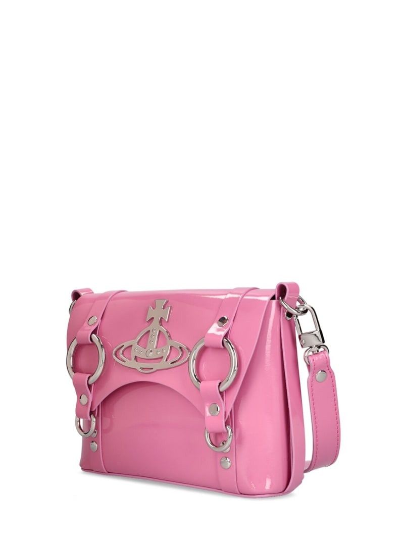 Vivienne Westwood o1f1d3z0825 Size: OS / Kim Patent Leather Crossbody Bag Pink Size ONE SIZE - 2 Thumbnail