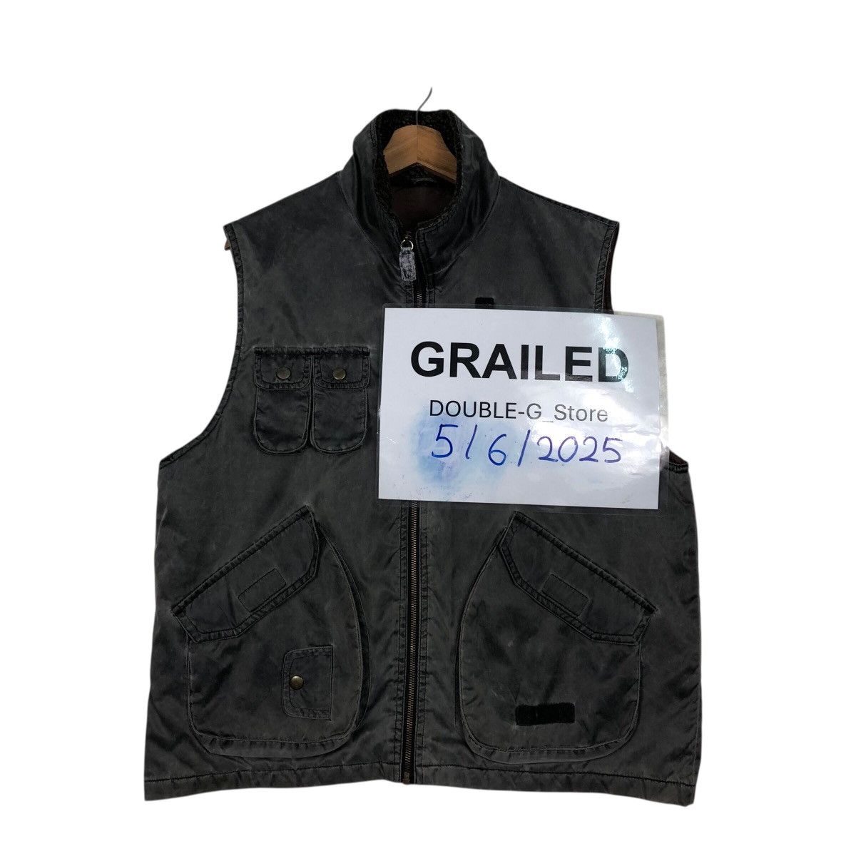 Japanese Brand Varoz Heavy Utility Vest – Rare Archive Workwear Piece Size US L / EU 52-54 / 3 - 1 Thumbnail
