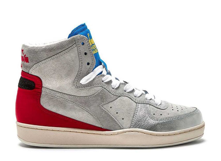 Diadora Diadora Mi Basket Italia Grey Rock High top made in Italy Size US 10.5 / EU 43-44 - 3 Thumbnail