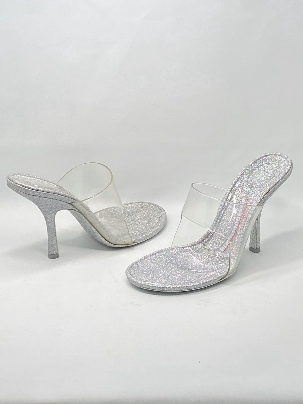 Alexander Wang Alexander Wang Glitter Stiletto Sandals size 40 Size US 10 / IT 40 - 11 Thumbnail