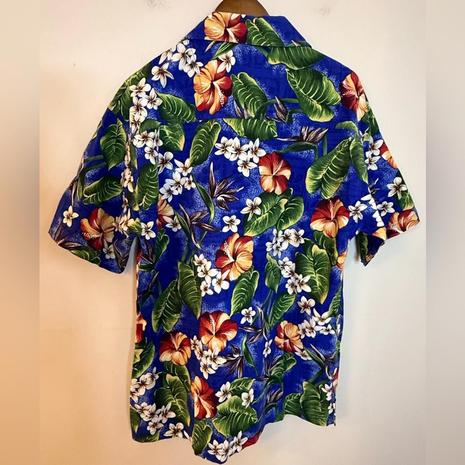Other Cactus Black Label floral palm Hawaiian button up shirt SZ M Size US M / EU 48-50 / 2 - 2 Thumbnail