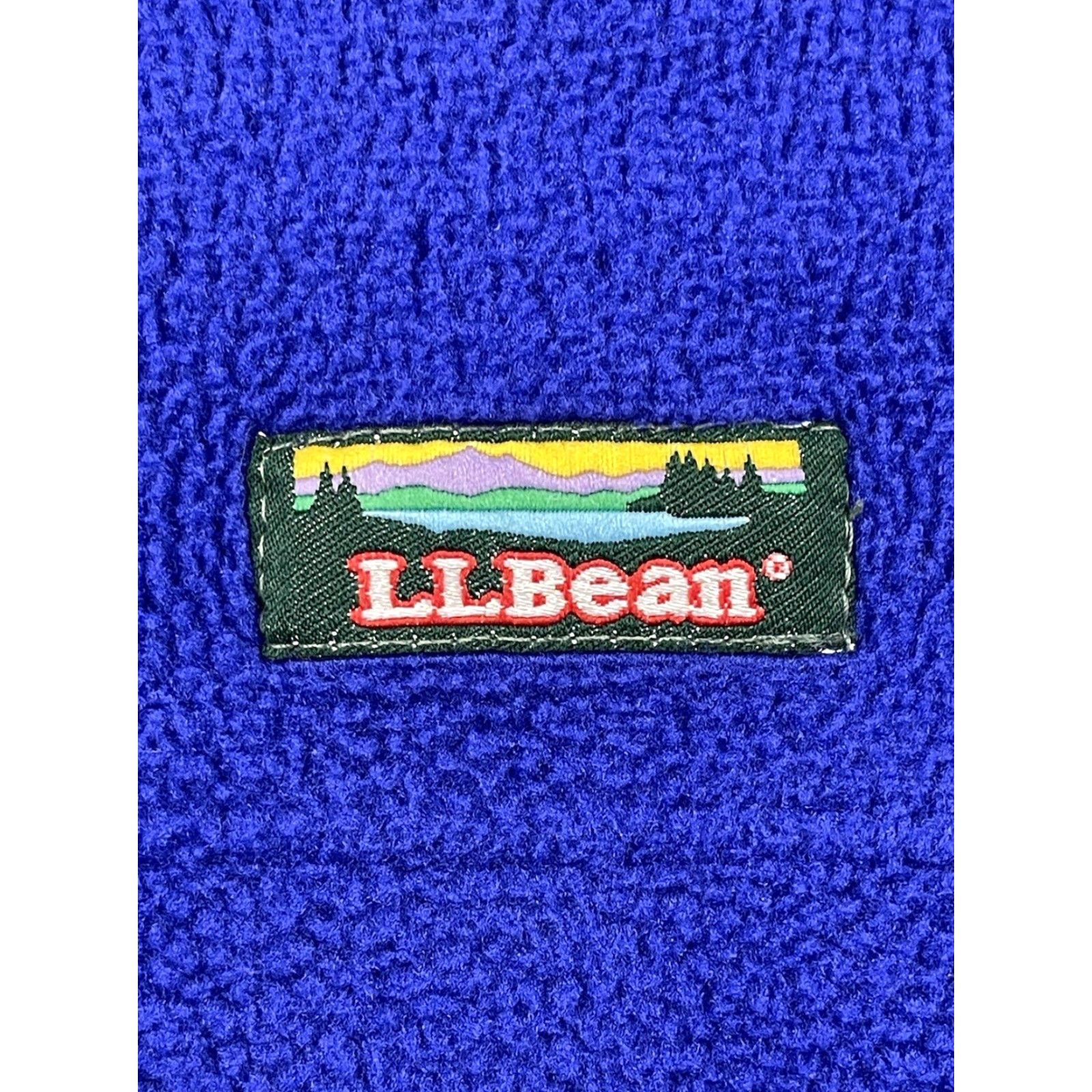 Vintage Vtg LL Bean Jacket 90s Sz M Women’s Fleece Full Zip Made In USA Pockets Gorpcore Blue Jacket Style Fleece Zipped Pockets Size M / US 6-8 / IT 42-44 - 3 Thumbnail