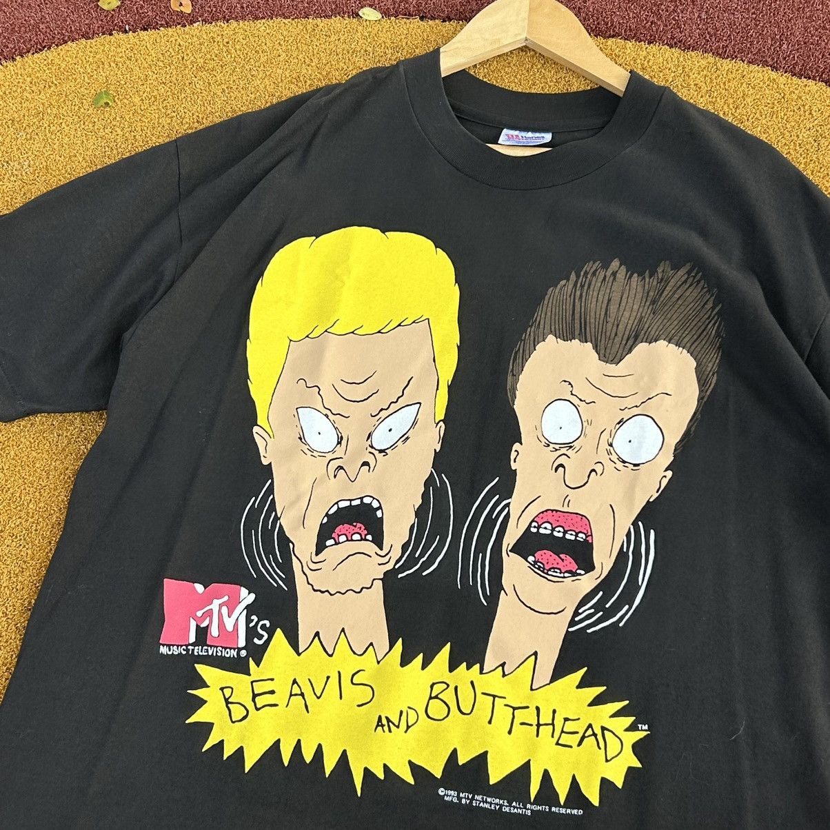 Band Tees Beavis snd butt-head 1993 vintage mtv Size US XL / EU 56 / 4 - 7 Thumbnail