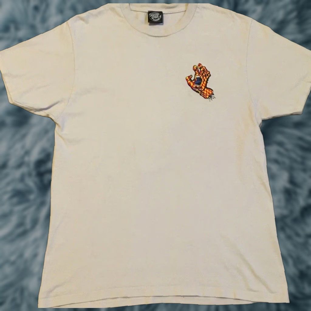 Thrasher VINTAGE Santa Cruz Skateboards Faded Shirt M Beige Thrasher 80s 90s Beach California Skate Graphic Tee Mens -? Size US M / EU 48-50 / 2 - 1 Thumbnail