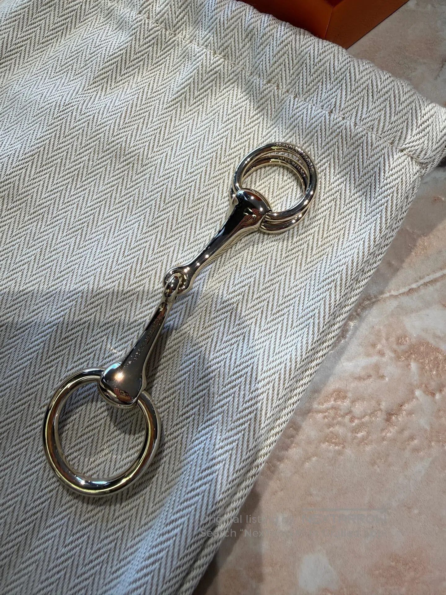 Hermes Hermes Mors Gold Scarf Buckle. Size ONE SIZE - 6 Thumbnail