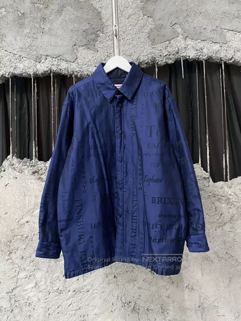 Martine Rose Martine Rose Dark pattern mother's cotton jacket jacket Size US XS / EU 42 / 0 - 2 Thumbnail