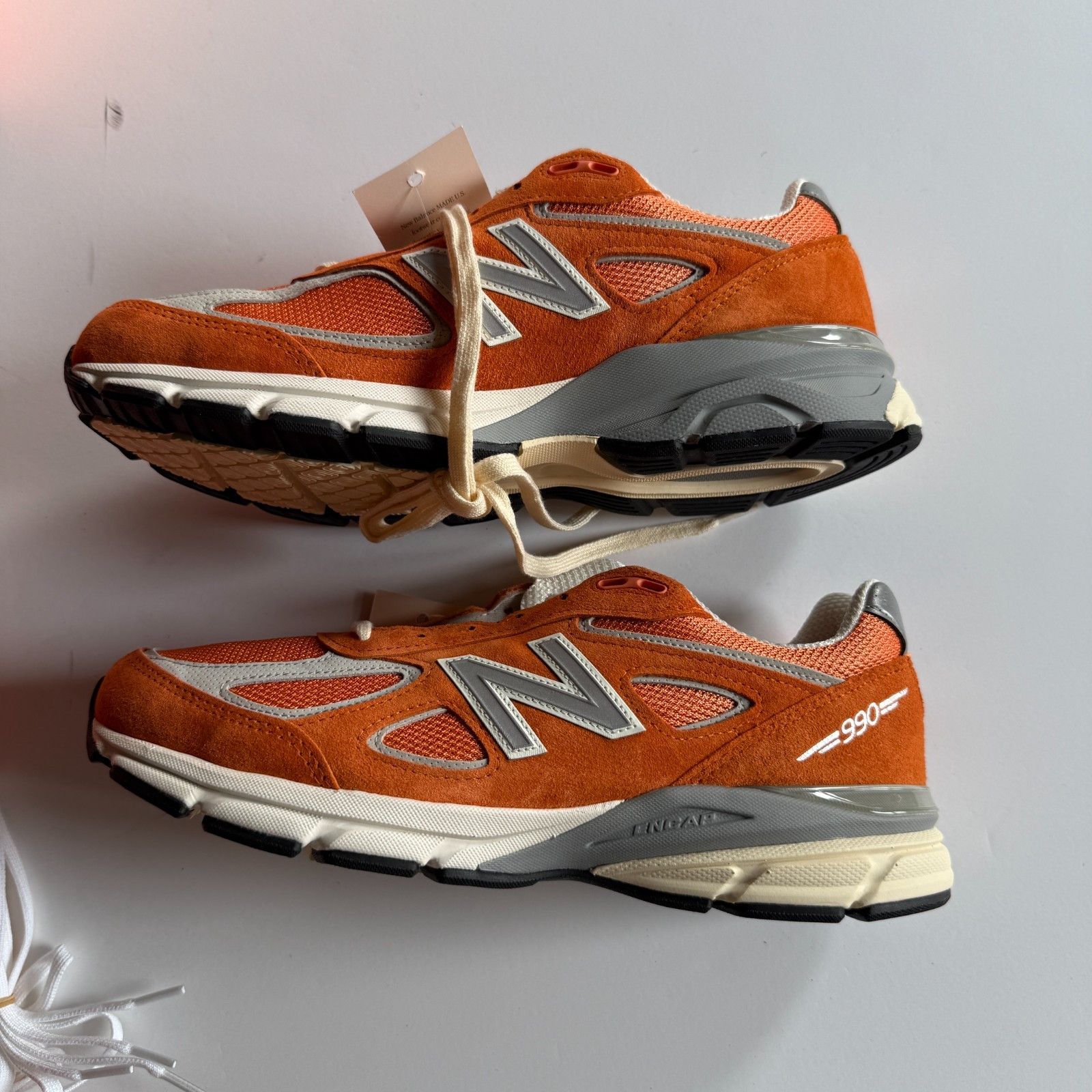 Aime Leon Dore × New Balance New Balance 990v4 x Aimé Leon Dore Orange - U990OG4 Size US 9.5 / EU 42-43 - 2 Thumbnail