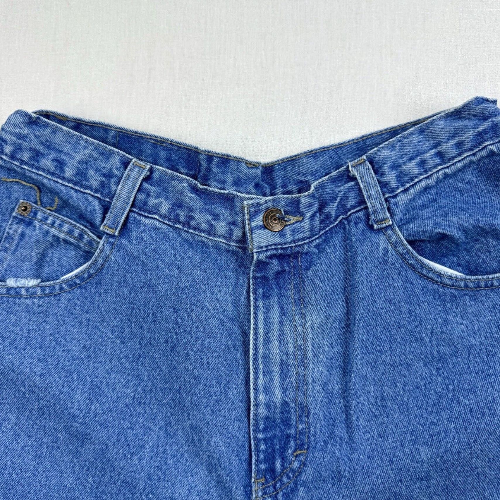 Vintage VINTAGE Gitano Jeans Womens 14 Average Blue Mom Jeans High Waist 90s Grunge Y2K Size 36" / US 14 / IT 50 - 3 Thumbnail