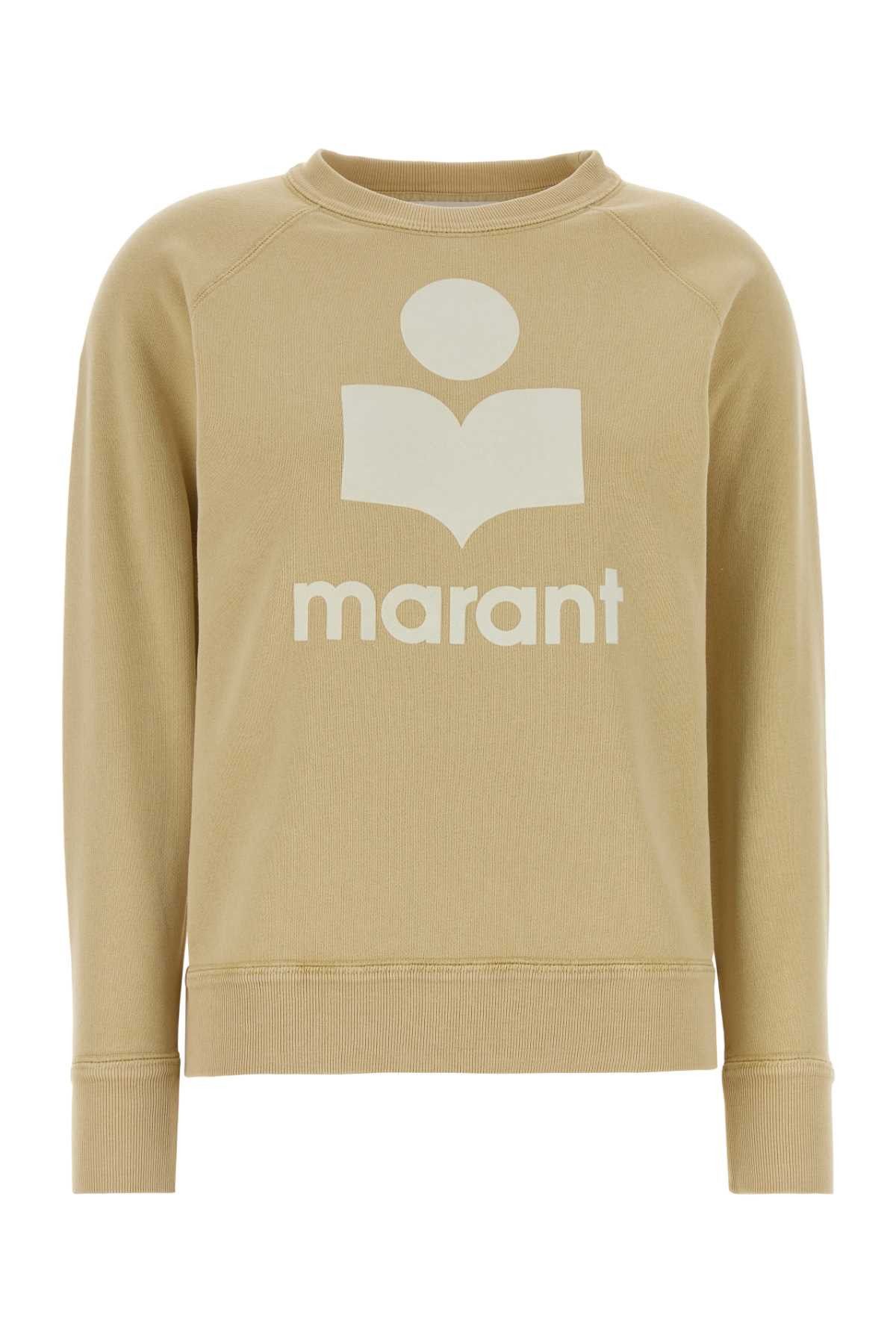Isabel Marant Etoile Beige Cotton Blend Millyny Sweatshirt Size M / US 6-8 / IT 42-44 - 1 Thumbnail