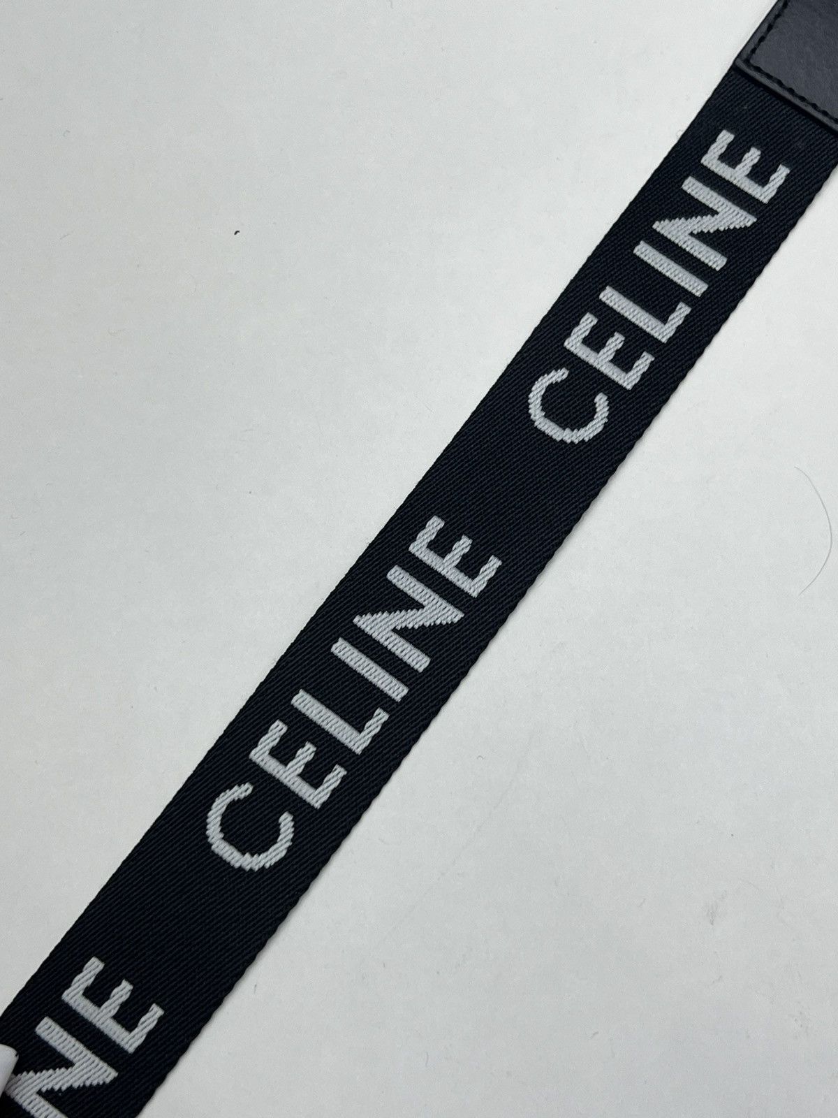 Celine Celine Logo Canvas Belt Size 42 - 7 Thumbnail