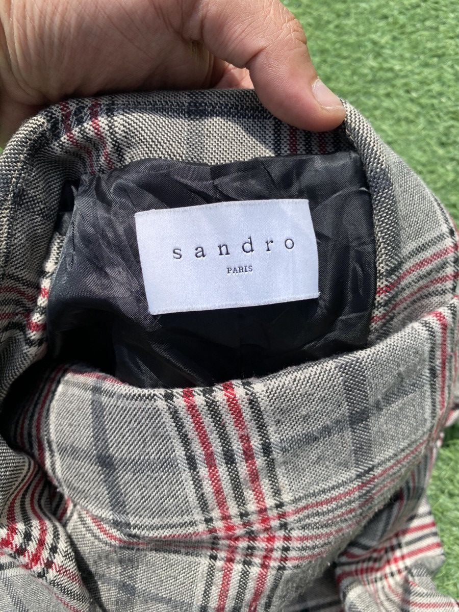 Sandro Sandro Paris Checkered Blazer Size 38R - 8 Thumbnail