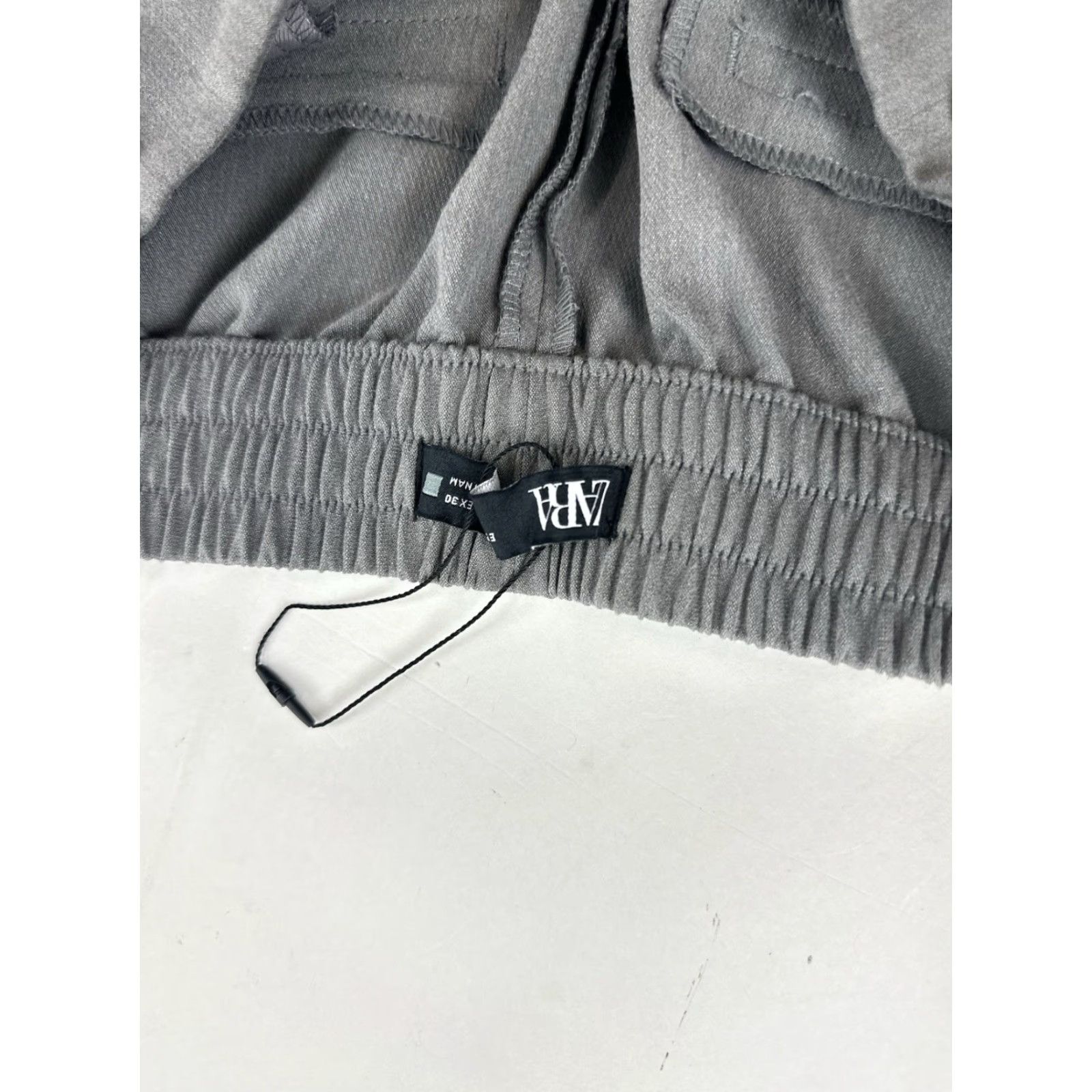 Zara ZARA Pants Women L Gray Dress Work Trouser Bootcut Ankle 26 in Inseam Mens? No—Women Size 36" / US 14 / IT 50 - 6 Thumbnail