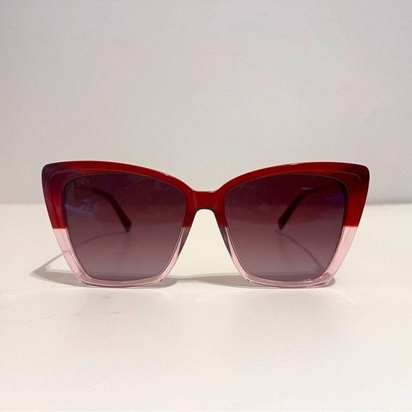 Other Diff Becky ll VC-BG30 red ombre gold metallic sunglasses bur Size ONE SIZE - 1 Thumbnail