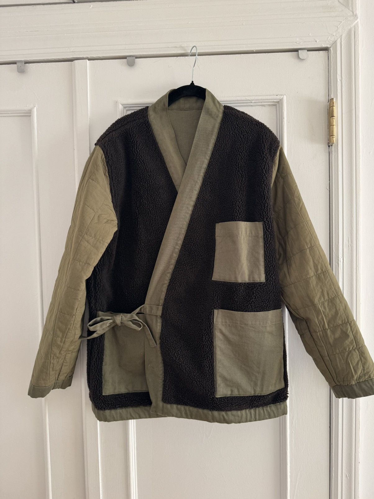 Universal Works NWT Universal Works Reversible Twill Sherpa Kyoto Jacket Size US S / EU 44-46 / 1 - 12 Thumbnail